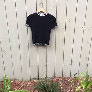 Zara Black and white top